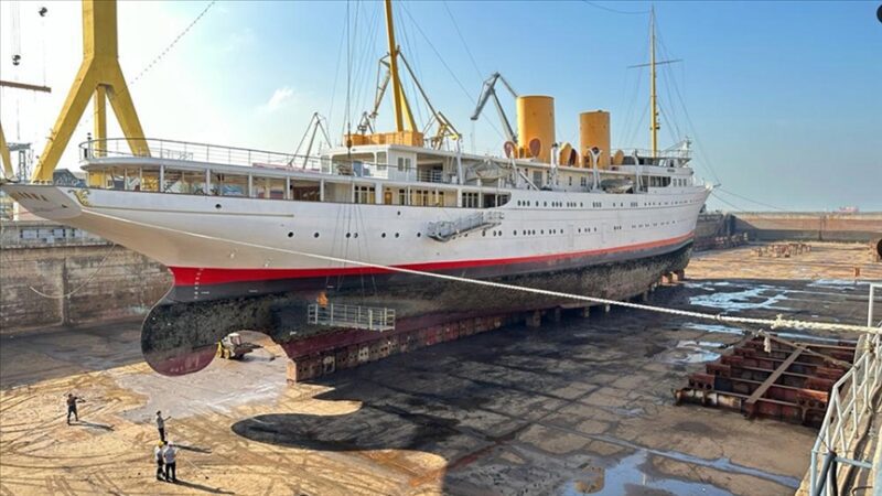 Atatürk’ün yatı Savarona öğrencilerin deniz eğitimlerinde kullanılacak