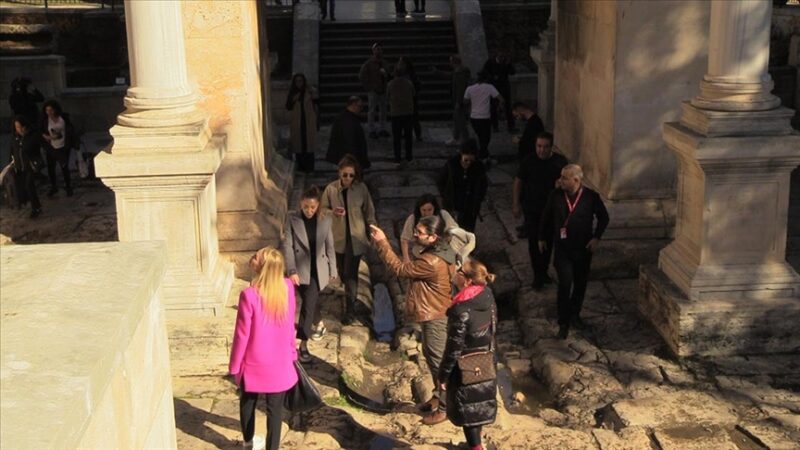 “Rotahane Projesi” ile Antalya’ya gelen heyet Kaleiçi’ni gezdi