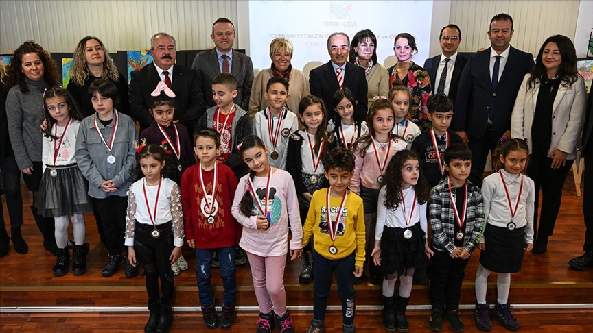 “Toprak ve Çocuk” resim yarışmasında ödül töreni yapıldı