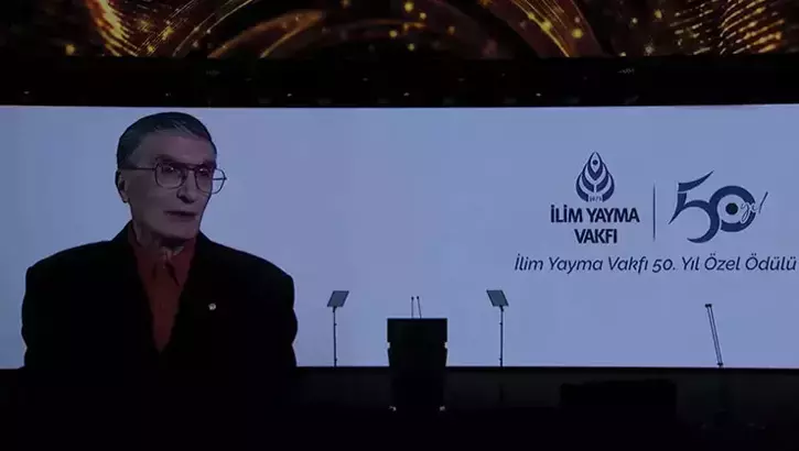 İlim Yayma Vakfı 50. Yıl Özel Ödülü Aziz Sancar’a verildi