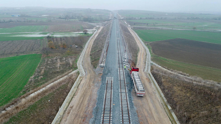 Halkalı-Kapıkule hızlı tren hattında ilk etap 2025’te bitecek