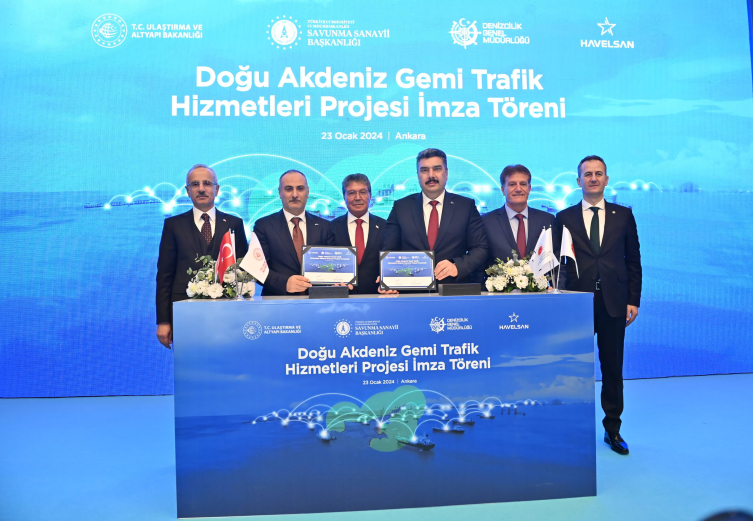 Doğu Akdeniz Gemi Trafik Hizmetleri Sistemi Projesi’nde imzalar atıldı