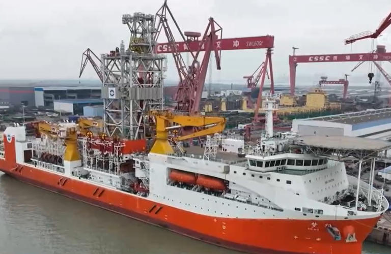 Çin’in Yeni Sondaj Gemisi Ulusal Güvenliği Derin Denize Taşıyor