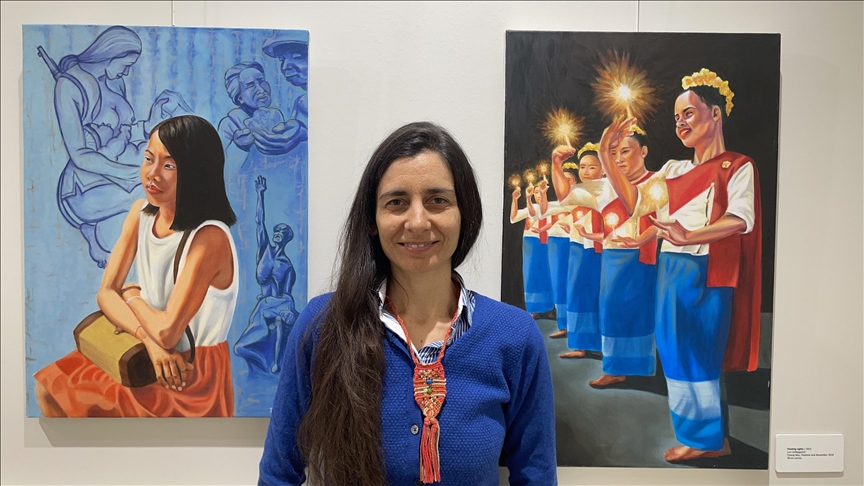 İtalyan sanatçı Francesca Biondi’nin “Doğuya Doğru” sergisi 20 Ocak’a kadar İstanbul’da görülebilecek