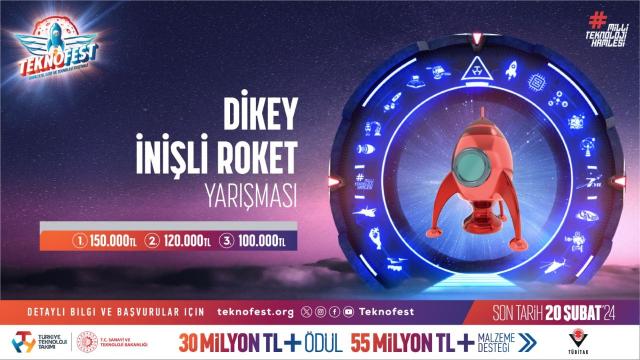 TEKNOFEST ‘Dikey İnişli Roket Yarışması’ başvuruları başladı