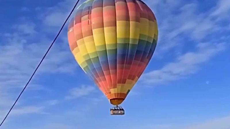 Soğanlı’dan havalanan sıcak hava balonları Niğde’ye indi