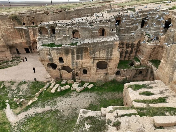 Dara Antik Kenti’nde keşfedilen tarihi çarşı gün yüzüne çıkarılıyor