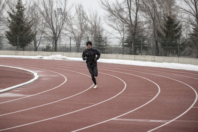 Milli atlet Paris için her gün 25 kilometre koşuyor