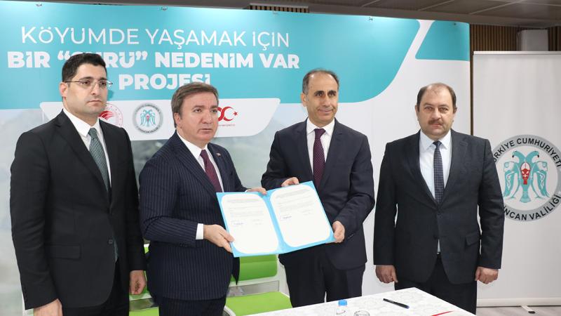 Erzincan’da “Köyümde Yaşamak İçin Bir Sürü Nedenim Var” projesi 2 yıl uzatıldı