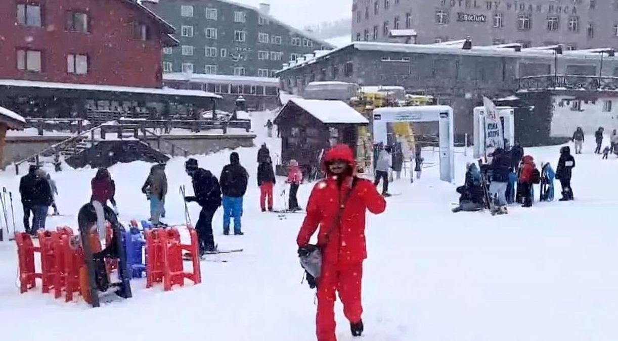 Uludağ’da Beklenen Kar Yağışı Başladı