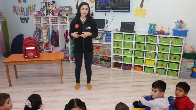 Sakarya AFAD’dan anaokulu öğrencilerine afet farkındalık eğitimi