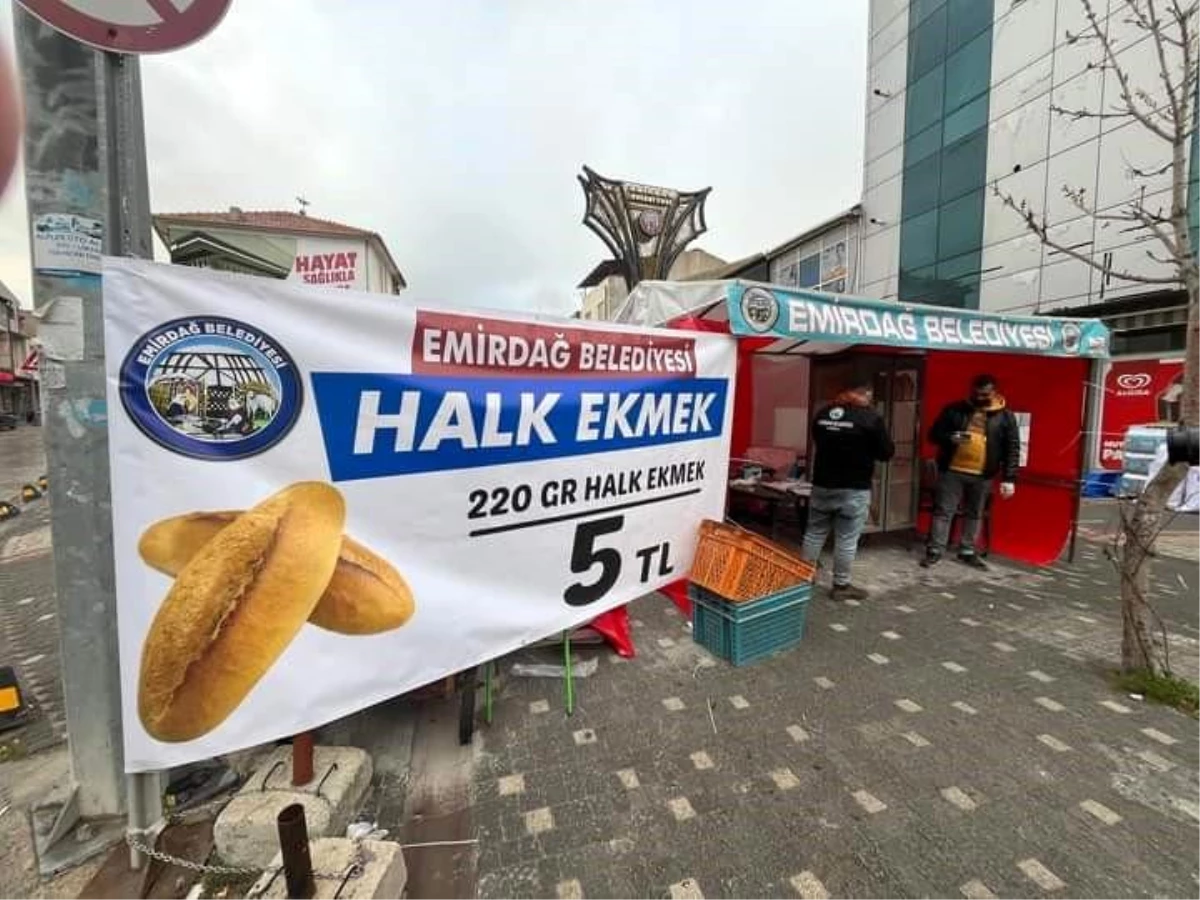 Emirdağ Belediyesi Ekmeği 5 TL’den Satmaya Başladı