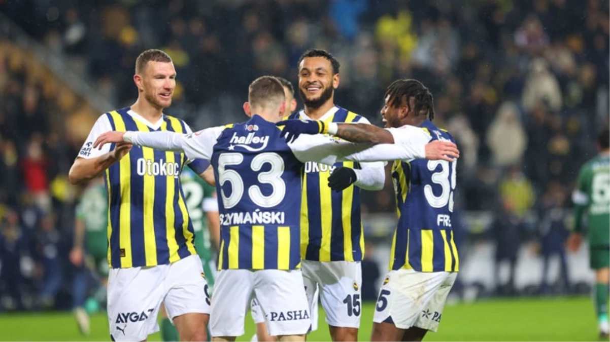 Kadıköy’de Dzeko’nun gecesi! Fenerbahçe Konyaspor’u gole boğdu
