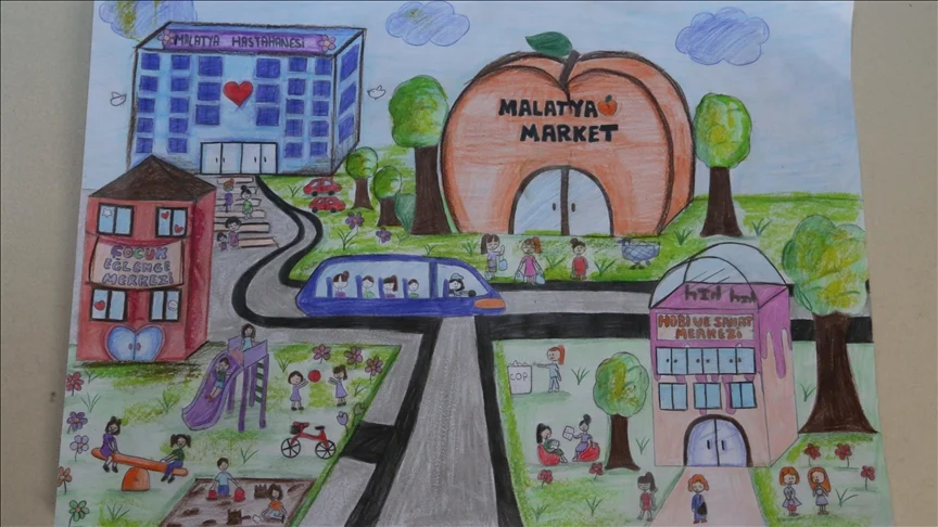 “Deprem sonrası geleceğin Malatya’sı” konulu resim yarışması düzenlendi