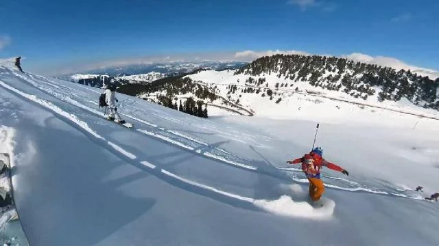 Sahara Milli Parkı, snowboard tutkunlarının yeni gözdesi oldu