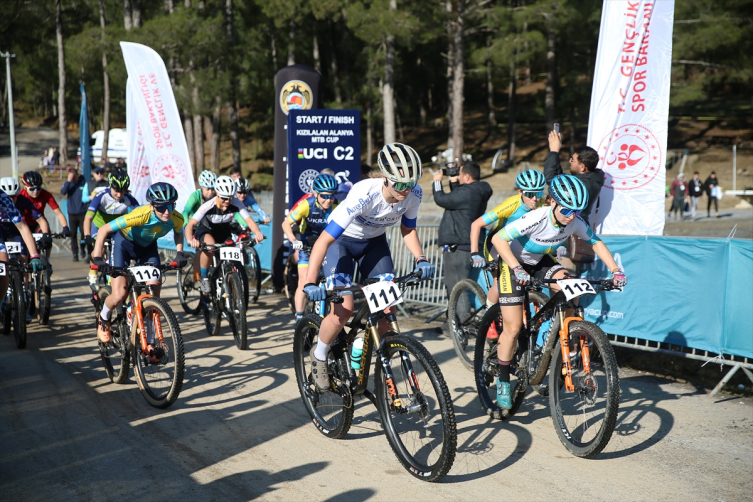 Uluslararası Kızılalan Dağ Bisiklet Yarışı Alanya’da başladı