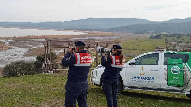 Gala Gölü Milli Parkı’nda kuş gözlemi yapıldı