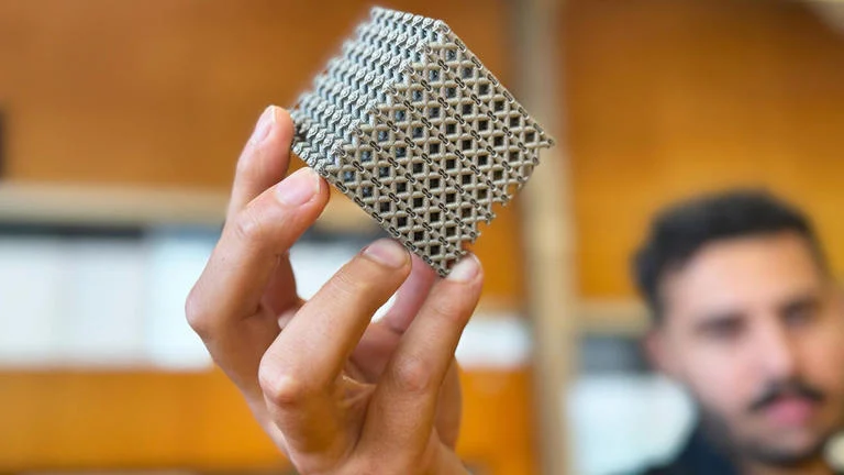 3D baskılı titanyum ‘metamalzeme’ tasarımı uzun süredir devam eden bir mühendislik sorununu çözdü
