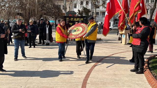 Tekirdağ’da 57. Alay temsili sancak devir teslim töreni düzenledi