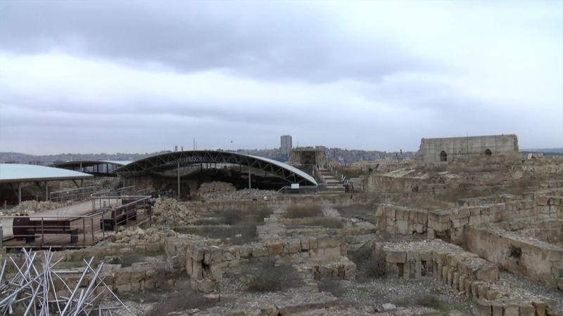 Depremde hasar gören Gaziantep Kalesi ayağa kaldırılıyor