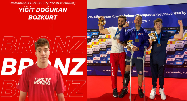 Yiğit Doğukan Bozkurt’tan tarihi madalya