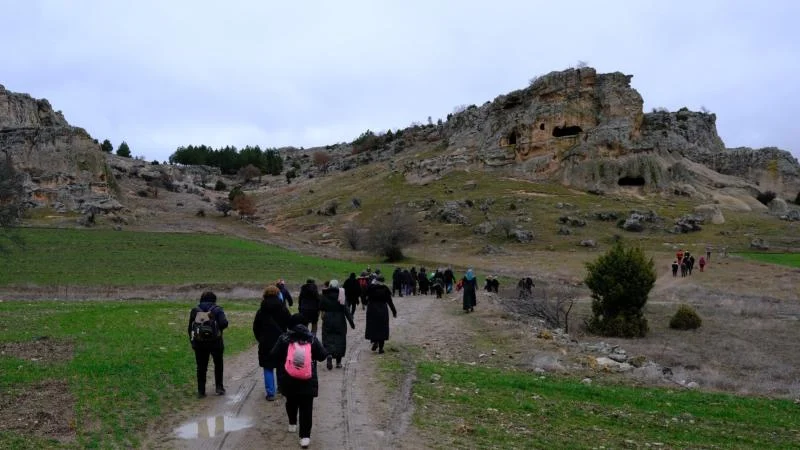 Kütahyalı kadınlardan Frig Vadisi’nde doğa yürüyüşü