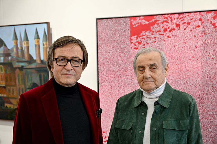 Erol Evgin ve Devrim Erbil, 60 yıllık dostluklarını “Yan Yana” sergisiyle taçlandırdı