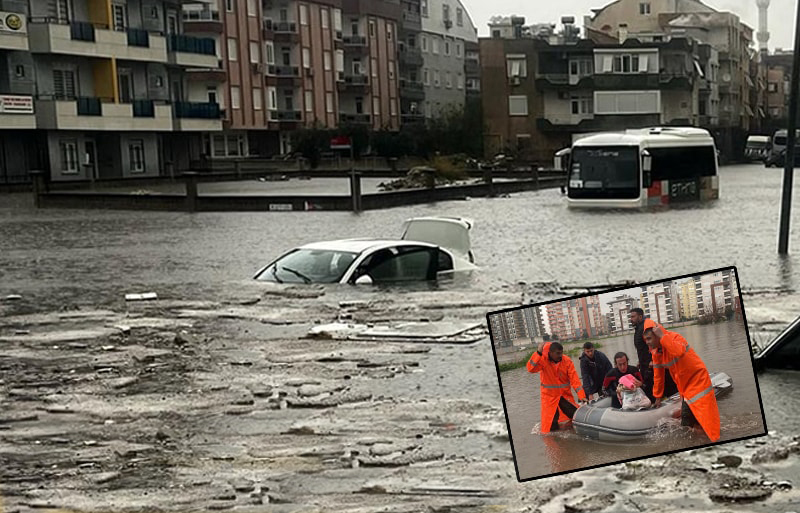 AFAD açıkladı: Antalya’da 3 bin 862 binayı su bastı