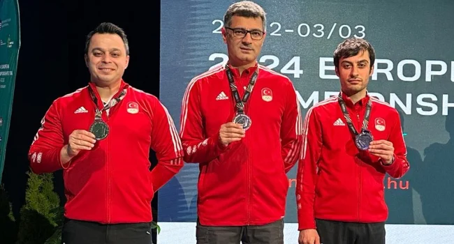Atıcılıkta gümüş madalya