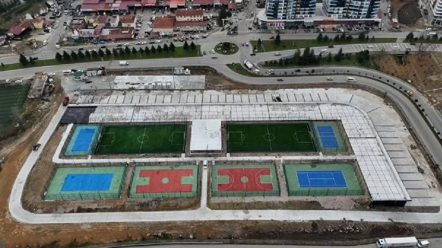Giresun’da eski çöp sahası spor kompleksine dönüştürüldü