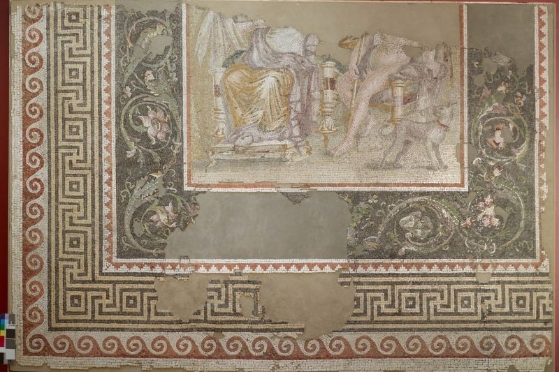 Hatay’da Bulunan Aphrodite ve Adonis Mozaiği