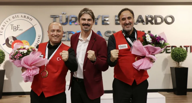 Türkiye, artistik bilardoda Avrupa şampiyonu oldu