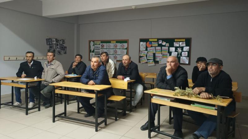 Manisa’da zeytin budama kursu açıldı