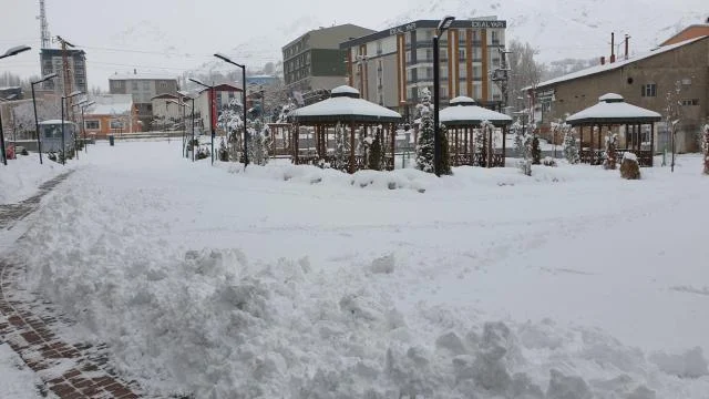 Van’da kar yağışı: Başkale’de okullar tatil edildi