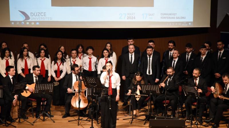 Düzce Üniversitesi’nde Türk Tasavvuf Müziği konseri düzenlendi