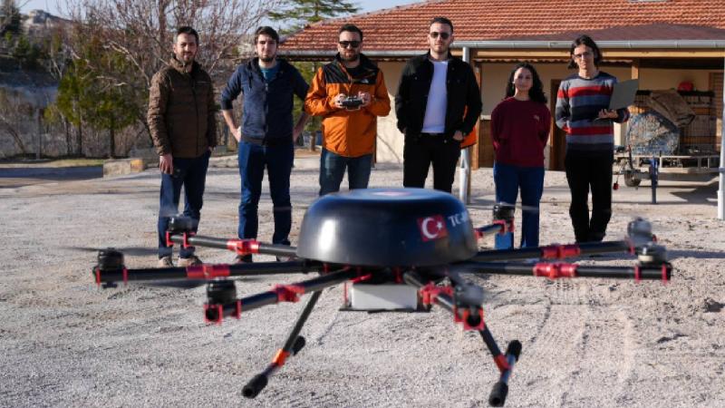 Kapadokya Üniversitesinde üretilen insansız hava aracı tescillendi