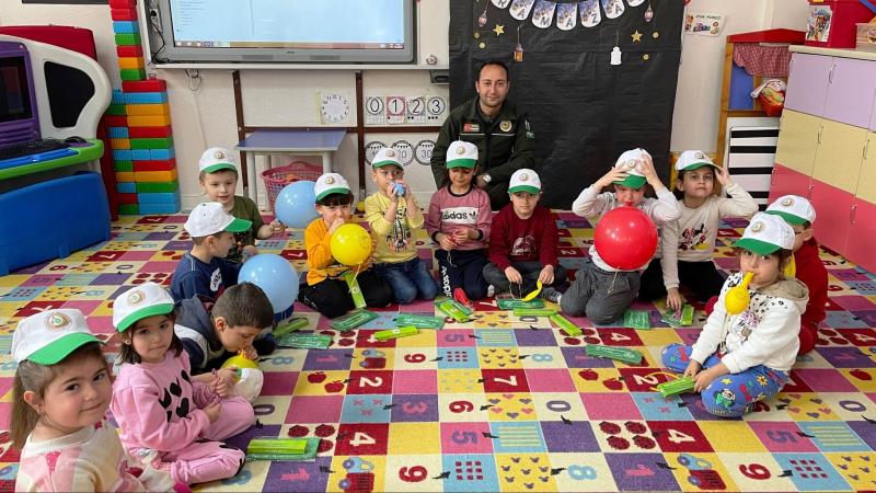 Kütahya’da öğrencilere orman sevgisi ve doğayı korumanın önemi anlatıldı