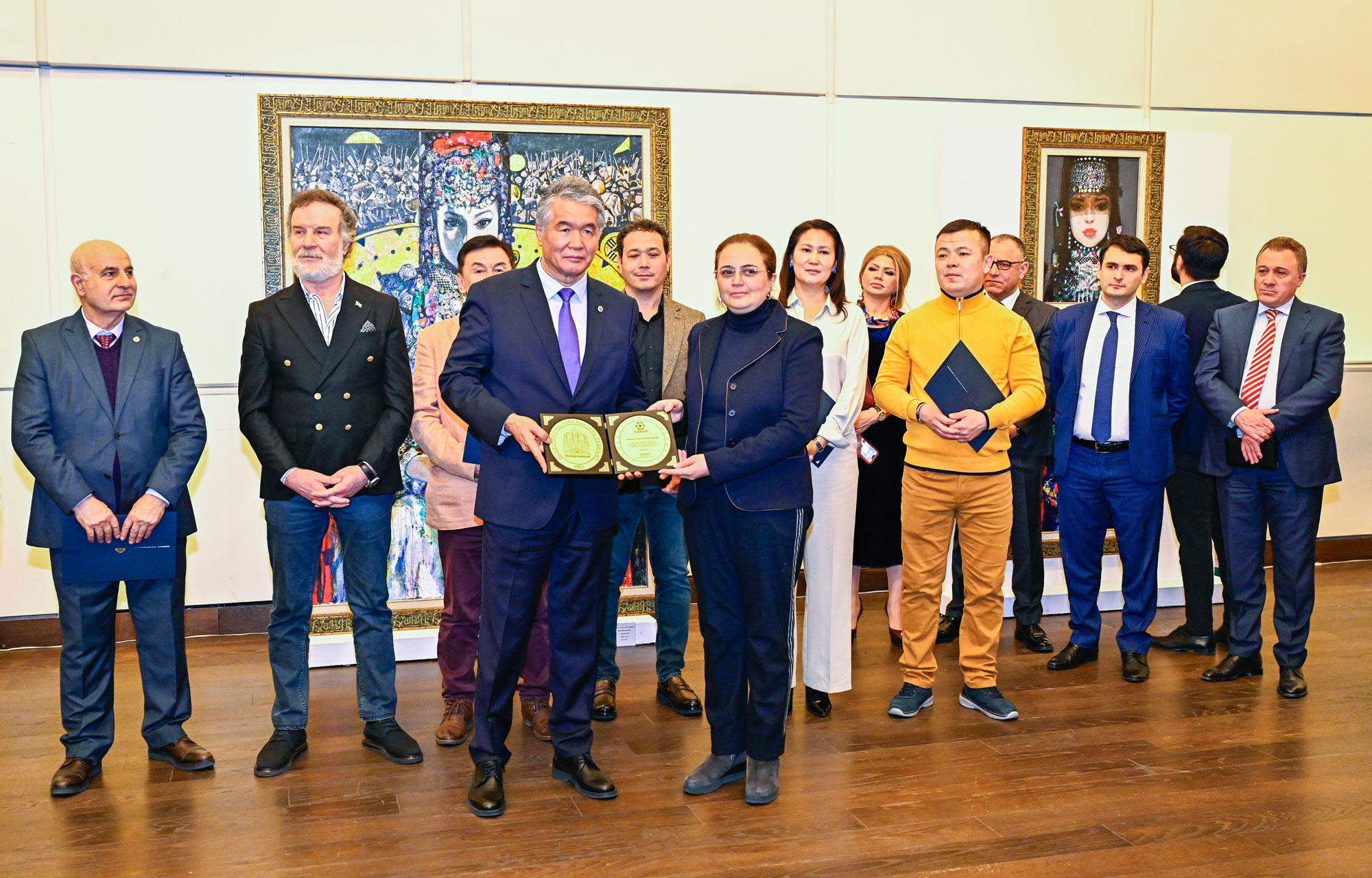 Türk Dünyası Ressamlarının “Tomris” Konulu Sergisi Azerbaycan’da Açıldı(Özel Haber)