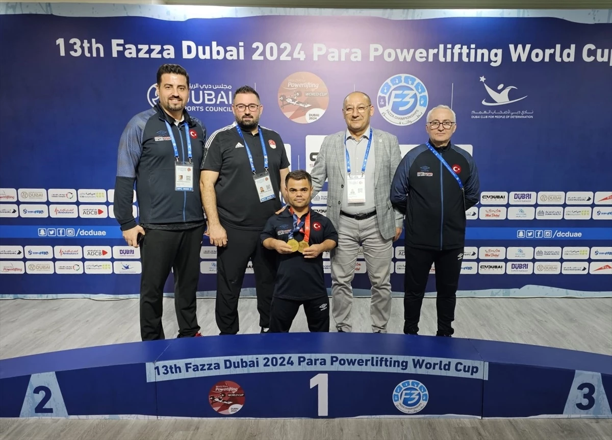 Abdullah Kayapınar, Para Halter Dünya Kupası’nda 2 altın madalya kazandı