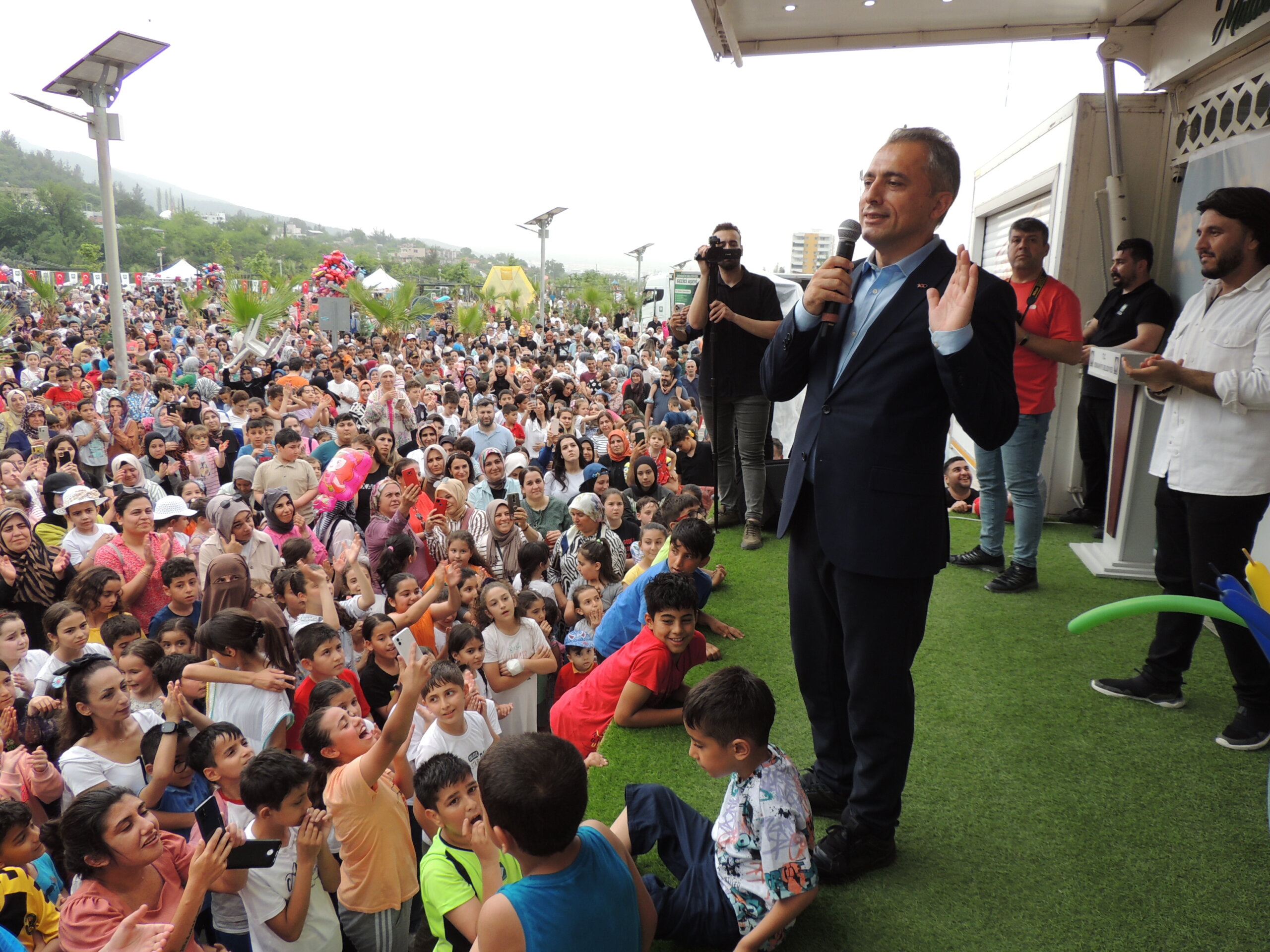 Çocuklar Oyun Festivalinde Eğlenceye Doydular