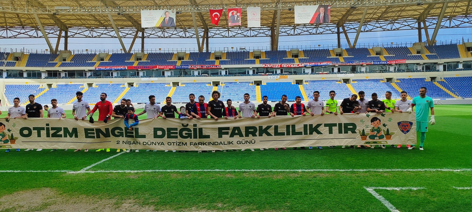 Otizmli Çocukların Sevinci Stadyumda Yaşandı(Özel Haber)