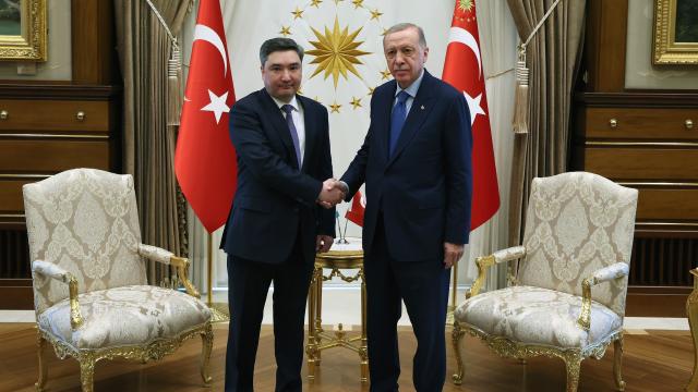 Cumhurbaşkanı Erdoğan, Kazakistan Başbakanı Bektenov’u kabul etti