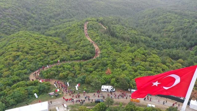 Çanakkale’de destanlaşan kahramanlar “57. Alay Vefa Yürüyüşü” ile anıldı