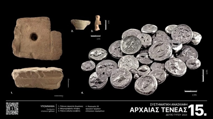 Arkeologlar MS 2. yüzyılın en büyük hidrolik eserlerinden biri olan Hadrianus Su Kemeri’nin bir bölümünü ve Son Derece Nadir Yunan Sikkelerini ortaya çıkardılar