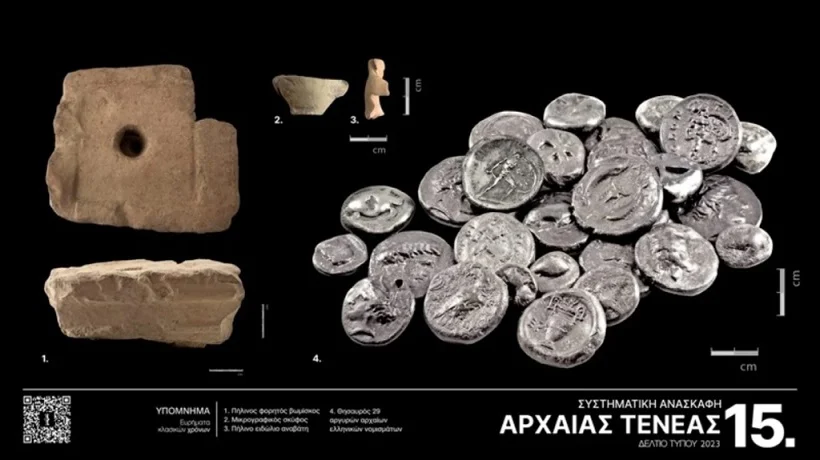 Arkeologlar MS 2. yüzyılın en büyük hidrolik eserlerinden biri olan Hadrianus Su Kemeri’nin bir bölümünü ve Son Derece Nadir Yunan Sikkelerini ortaya çıkardılar