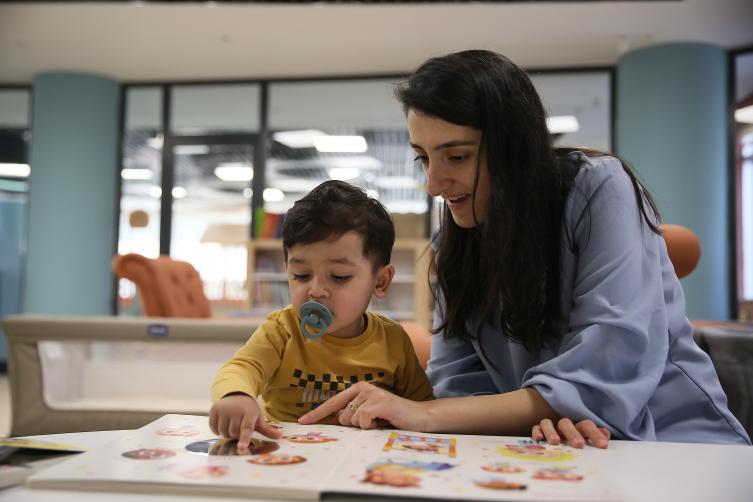 Gaziantep’te yeni açılan bebek kütüphanesi ailelerin ikinci adresi oldu