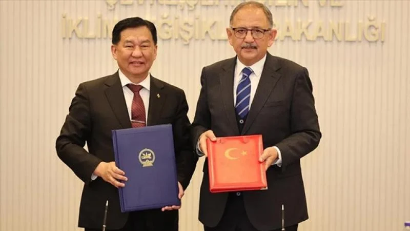 Moğolistan ile Türkiye arasında konut alanında mutabakat zaptı imzalandı