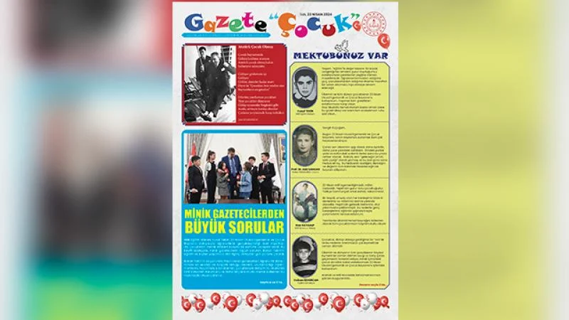 MEB’den 23 Nisan’a özel “Gazete Çocuk”