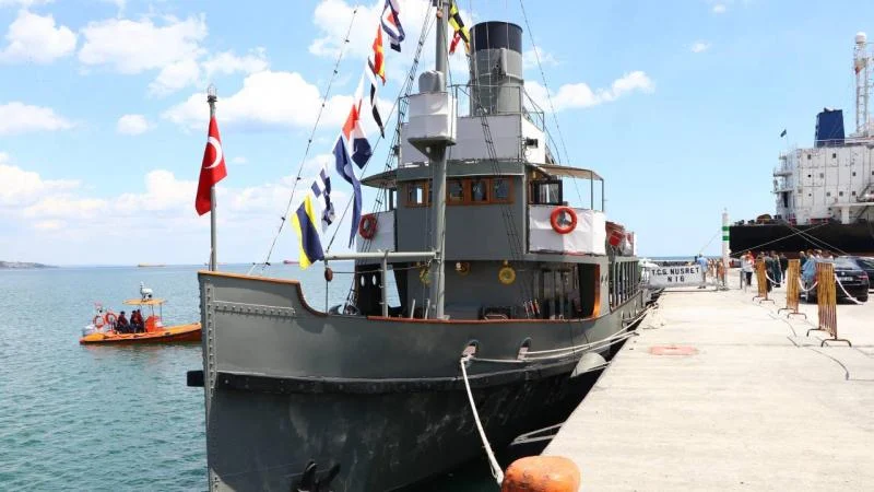 TCG Nusret müze gemisi Ege ve Akdeniz limanlarında ziyarete açılacak