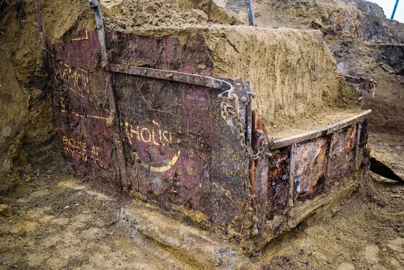 Belçika’da Gömülü Nadir 100 Yıllık Tren Vagonu Bulundu